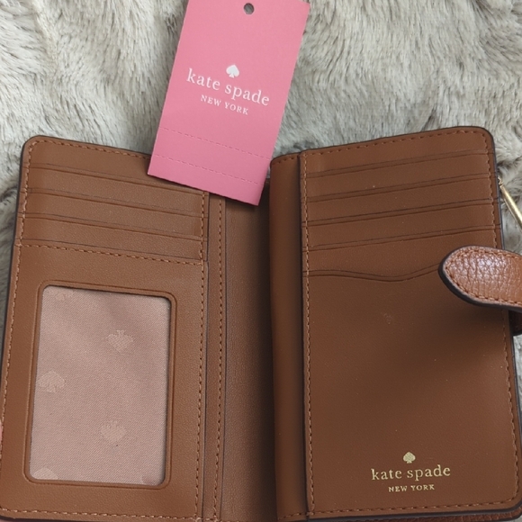 Kate Spade Tan Leather Wallet - Picture 3 of 5